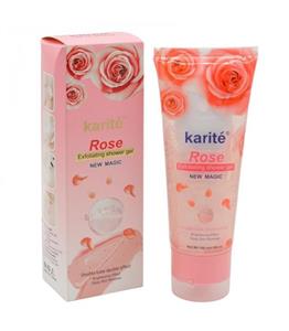 ژل شستشوی بدن کاریته karite مدل گل رز Rose حجم 100 میلی لیتر