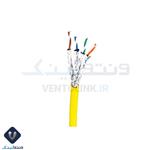 کابل شبکه نگزنس Cat6a S/FTP با روکش LSZH حلقه 500 متری تست فلوک پرمننت 