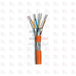 کابل شبکه نگزنس Cat6a S/FTP با روکش LSZH حلقه 500 متری تست فلوک چنل 