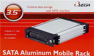 رک موبایلی SATA aluminum mobile rack with fan برند Omega