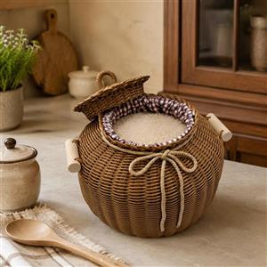ظرف برنج مدل خمره ای