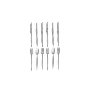 ست کارد و چنگال 12 پارچه ام جی اس مدل 1004 MGS 1004 Knife And Fork Set 12 pcs