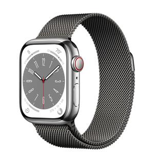 ساعت هوشمند اپل واچ سری 8 سایز 45mm بدنه استیل با بند میلانس Apple Watch Series 8 45mm Stainless Steel Case with Milanese Loop