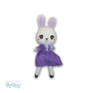 عروسک خرگوش دامن چهار خونه