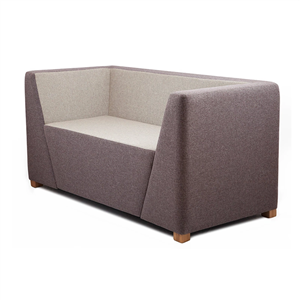 مبل مکعبی دو نفره دو دسته MCF کد OfAM103