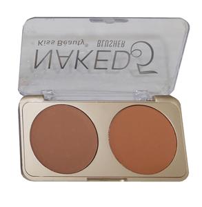 پالت 2 رنگ Kiss Beauty رژگونه شماره 04