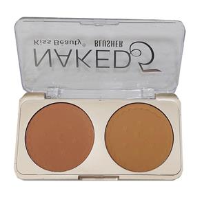 پالت 2 رنگ Kiss Beauty رژگونه شماره 03