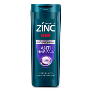 شامپو ضد ریزش مو زینک ZINC  مدل ANTI HAIR FALL حجم 340 میلی لیتر