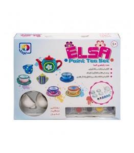 ست چایخوری السا به همراه رنگ آمیزی 4002