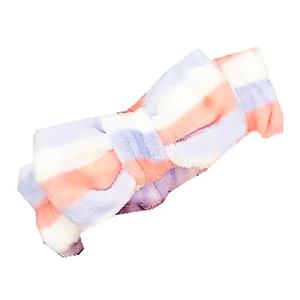 هدبند دخترانه فانتزی حوله ای طرح پاپیون رنگ الف 3