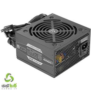 پاور گرین مدل GP600A ECO Rev3.1 توان 600 وات Green 600W 80PLUS WHITE Power Supply 