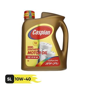 روغن موتور کاسپین مدل 10W-40 SL حجم 4 لیتر