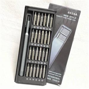 پیچ گوشتی تعمیرات موبایل مدل t-6024A بسته 24 عددی