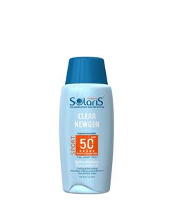 ژل هیدرو ااکلی ضد آفتاب SPF 50 آردن سولاریس Ardene Solaris مدل Clear Newgen حجم 100 میلی‌لیتر