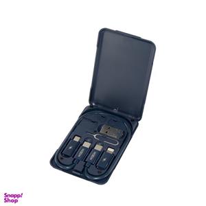 کابل تبدیل USB-C به USB-C/ لایتنینگ/ USB موکسوم مدل MX-CB130 طول 0.29 متر