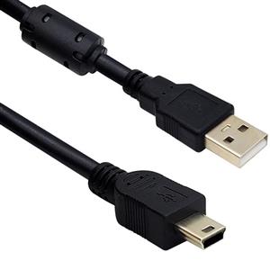 کابل تبدیل USB به MINI لوتوس مدل MINI5PIN AM طول 1.5 متر LOTUS TO MINIUSB CABLE 