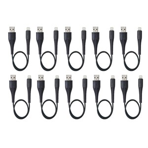 کابل شارژ USB به لایتنینگ بیاند مدل BA-333 طول 0.3 متر بسته ده عددی