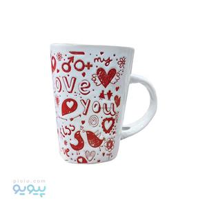 لیوان فانتزی طرح LOVE 