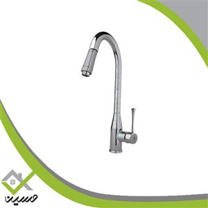 شیر ظرفشویی شاوری جزیره کیان استیل مات