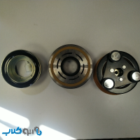 کلاچ کمپرسور کولر مزدا 3 سه تیکه هرزگرد و بوبین کد 5589960