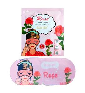 ماسک چشم حرارتی گل رز کاریته Karite Rose Eye Mask 