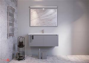 روشویی کابینتی رینزا مدل هلیا ۱۲۰