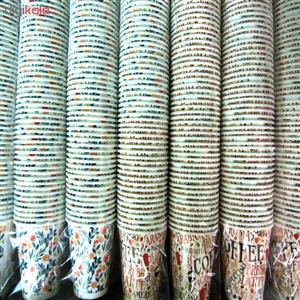 لیوان کاغذی 220 سی سی گلاسه k522