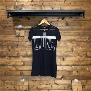 تیشرت بلند راه راه غواصی اورجینال زنانه کد 211013