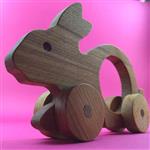 ماشین خرگوش بازیگوش -کاملا چوب و ارگانیک کد 75