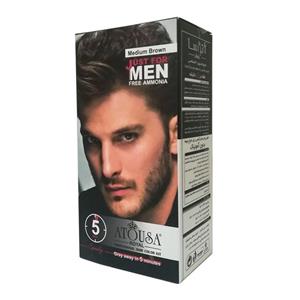 کیت رنگ مو قهوه ای متوسط آتوسا رویال کدN3  حجم 100 میل