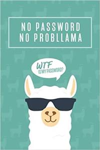 کتاب WTF Is My Password Organizer: Password Book Log Book A-Z Alphabetical Pocket Size Cute Llama Cover 6" x 9" 