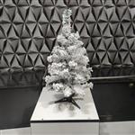 درخت کریسمس تمام برفی ( برف سنگین ) سایز 60 سانت کد 002