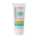 کرم ضد آفتاب فیس پلاس SPF30 پوست خشک و حساس کاوردرم 50 میلی لیتر