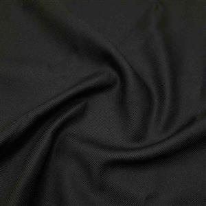 پارچه ژاکارد ساده کجراه رنگ مشکی 3