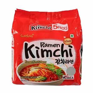 بسته 5 تایی نودل رامن کیمچی سامیانگ Samyang Kimchi Ramen Noodles