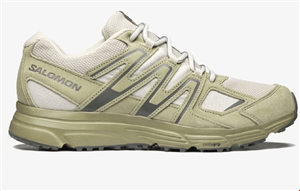 کتانی اسپرت مردانه زنانه سالامون فرانسه SALOMON X-MISSION 4 SUEDE Sportliche Schuhe Unisex Turtledove / Moss Gray / Castor Gray