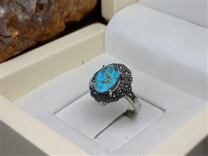 انگشتر زنانه فیروزه نیشابوری کد 726