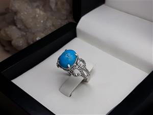 انگشتر زنانه فیروزه نیشابوری کد 2135