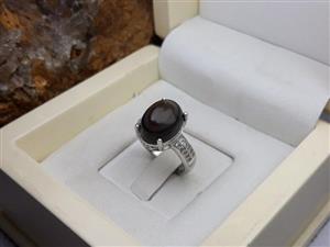 انگشتر زنانه عقیق باباقوری یمنی کد 2169