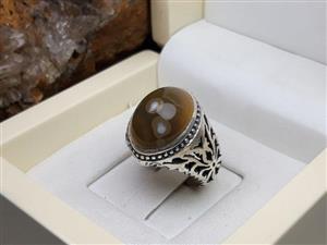 انگشتر مردانه عقیق باباقوری کد 669