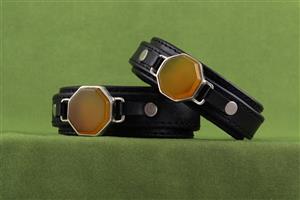 دستبند چرمی شرف الشمس مردانه زنانه 01 کد 613