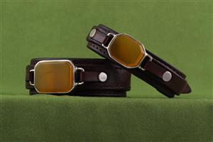 دستبند چرمی شرف الشمس مردانه زنانه 01 کد 617