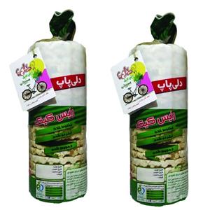 رایس کیک سبزیجات بدون شکر دلی پاپ - 110 گرم بسته 2 عددی