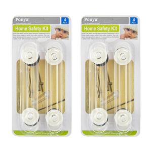 قفل درب کابینت مدل Home Safety Kit دو بسته 4 عددی 