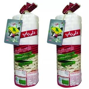 رایس کیک دوازده غله بدون شکر دلی پاپ - 110 گرم بسته 2 عددی