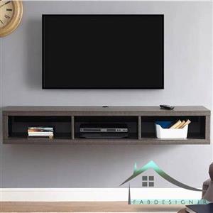 میز تلویزیون دیواری ساده سه باکس کد 176