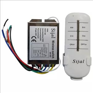 ریموت کنترل 4 کانال فلزی sijal