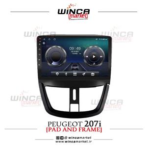 مانیتور اندروید پژو 207 رم 4 حافظه 32 سری TS855-5G FLYDYT محصول وینکا