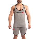 ست رکابی و شلوارک ملانژ REEBOK مردانه کد 9206