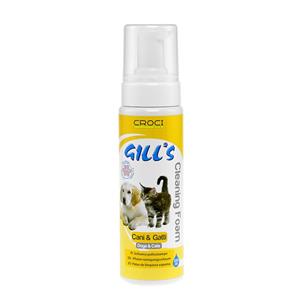 فوم تمیز کننده کف دست و پا سگ و گربه 220ml Gills